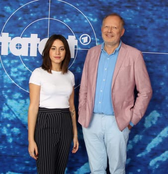 Almila Bagriacik,Axel Milberg,Photocall from the new Tatort,Hotel Grand Elysée Hamburg,12.07.2018