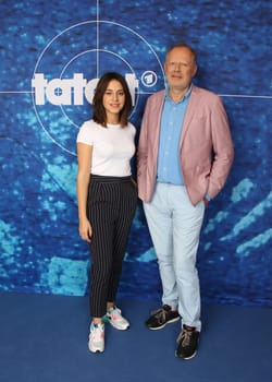 Almila Bagriacik,Axel Milberg,Photocall from the new Tatort,Hotel Grand Elysée Hamburg,12.07.2018