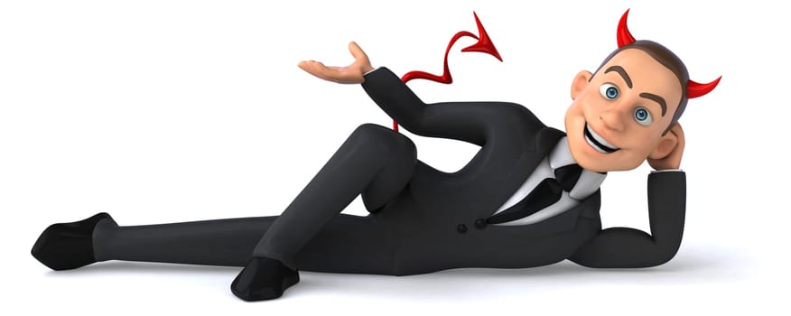 Fun businessman