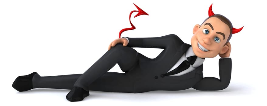 Fun businessman