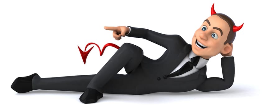 Fun businessman