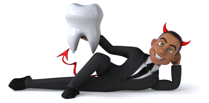 Fun businessman
