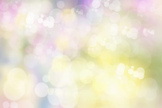 Festive colorful abstract soft style background with sparkling shiny bokeh circles for Christmas and Valentine. Beautiful texture.
