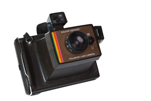 The 80 series Colour Swinger Plaroid Land camera was in production between 1975 and 1978