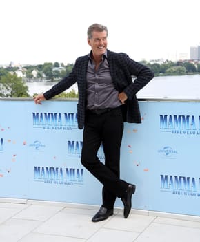 Pierce Brosnan ,.Mamma Mia 2 ! Here We Go Again Presscall  in Hamburg,12.07.2018
