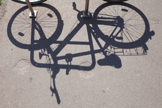 Fahrradschatten,Stralsund,Mecklenburg-VorpommernGermany,Europe