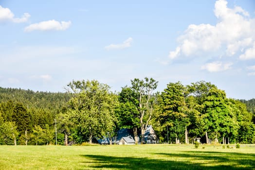 Landscape in the Fichtelgebirge Grassemann