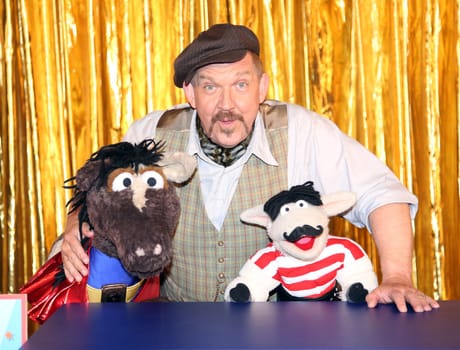 Dietmar Baer ,. Photo Opportunity of Sesame Street _ Alarm at the Circus at the Abrax Kadabrax Circus Tent Hamburg-Osdorf on 18.07.2018