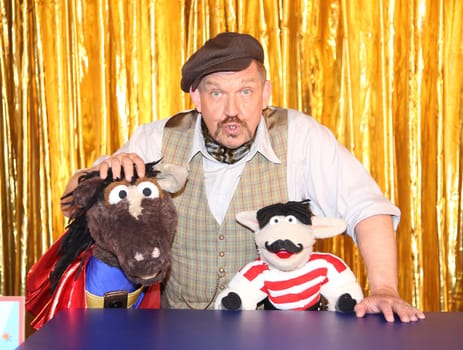 Dietmar Baer ,. Photo Opportunity of Sesame Street _ Alarm at the Circus at the Abrax Kadabrax Circus Tent Hamburg-Osdorf on 18.07.2018