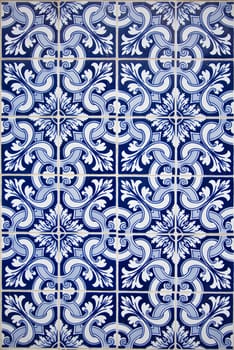 Portuguese painted tin-glazed ceramic tile work.