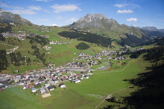 Lech valley in the summer.