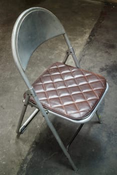 Exterior seat in the garden, stock photo