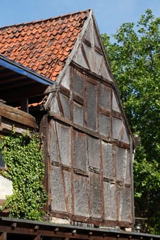 old condemned wooden house