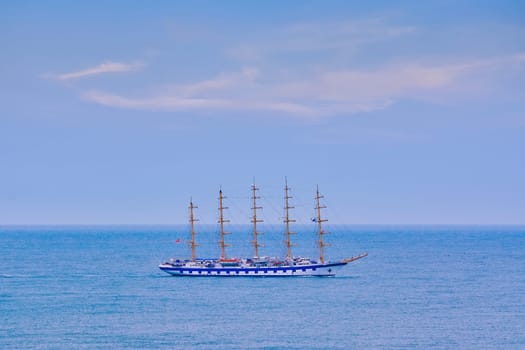 Big Sailing Ship in the Black Sea