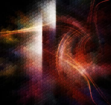 High Resolution Abstract of many shapes