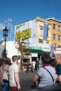 street scenes from camden town in the city of london