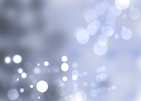 Blue bright abstract Bokeh with colorful circles. Template for your product display montage . Beautiful texture.