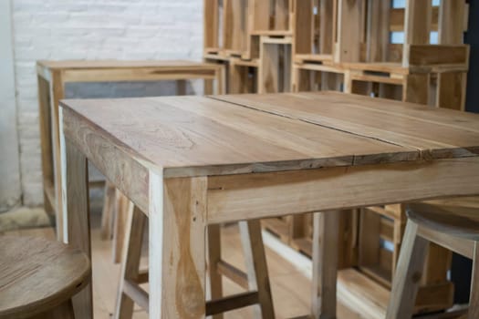 Minimal style interior of empty cafe, stock photo