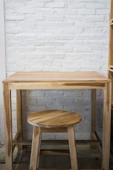 Minimal style interior of empty cafe, stock photo