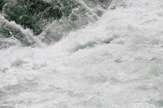 Whitewater of river Yosino in the national Park-Yosino, Japan