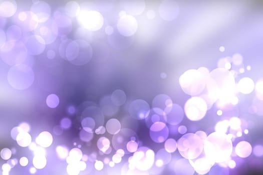 Purple bright abstract Bokeh with colorful circles. Template for your product display montage . Beautiful texture.