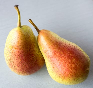 Forelle pear is a variety of pear originated in Germany, oblong and bell shaped and highly coloured.