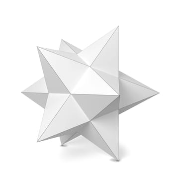 Abstract shape. 3d illustration isolated on white background
