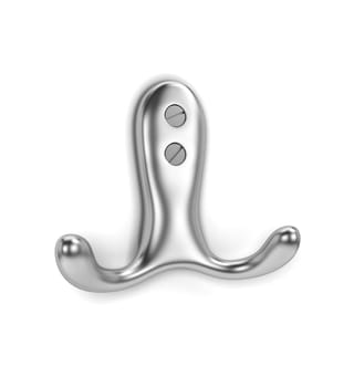 Wall hook. 3d illustration isolated on white background