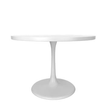 Round table. 3d illustration isolated on white background