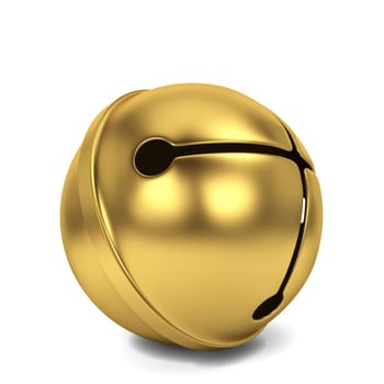 Jingle bell. 3d illustration isolated on white background