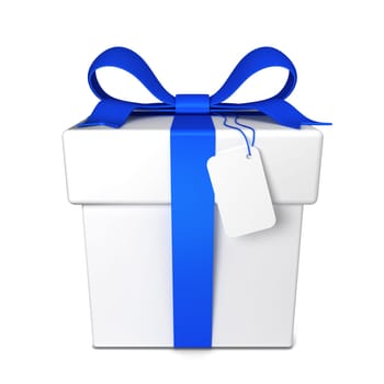 Gift box. 3d illustration isolated on white background