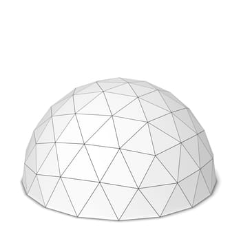Abstract shape. 3d illustration isolated on white background