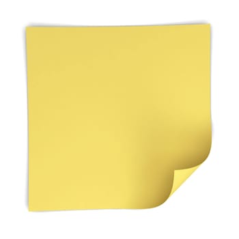Paper notes. 3d illustration isolated on white background