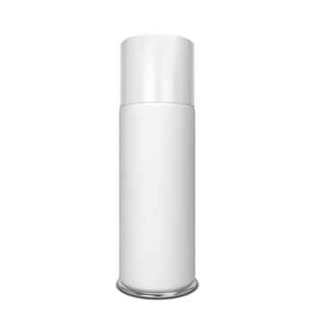 Blank spray. 3d illustration isolated on white background