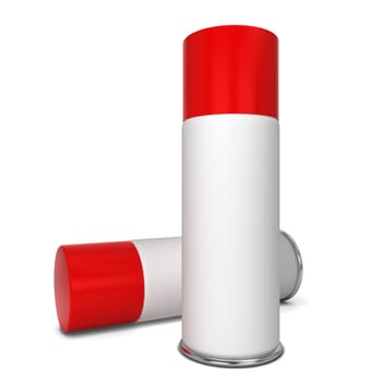Blank spray. 3d illustration isolated on white background