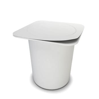 Yogurt container. 3d illustration isolated on white background