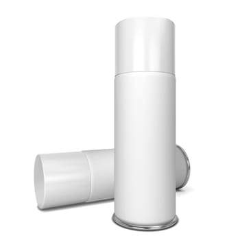 Blank spray. 3d illustration isolated on white background