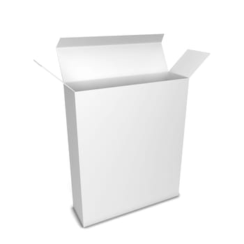 Software package. 3d illustration isolated on white background