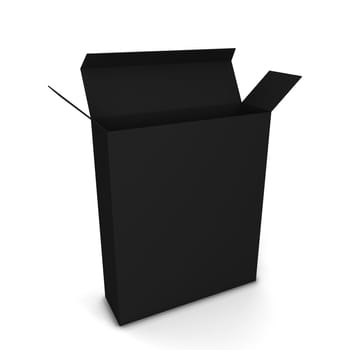 Software package. 3d illustration isolated on white background