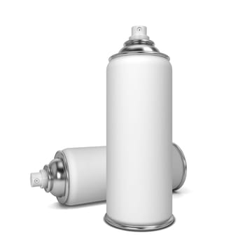 Blank spray. 3d illustration isolated on white background