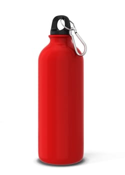 Sport bottle. 3d illustration isolated on white background