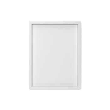 Blank frame mockup. 3d illustration isolated on white background