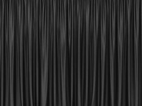 Theater curtains. 3d background