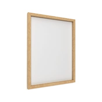 Blank frame mockup. 3d illustration isolated on white background
