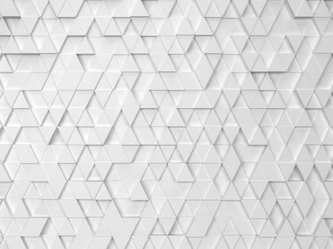 Abstract triangle pattern. 3d background.
