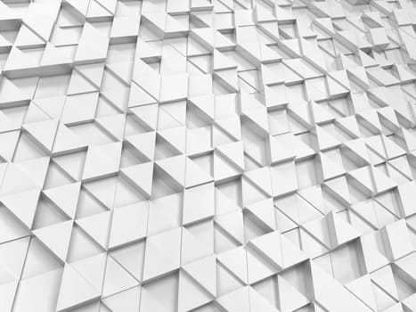 Abstract triangle pattern. 3d background