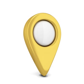 Map pointer. 3d illustration isolated on white background