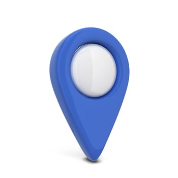Map pointer. 3d illustration isolated on white background