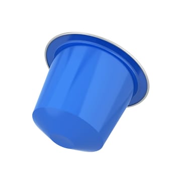 Coffee capsule. 3d illustration isolated on white background