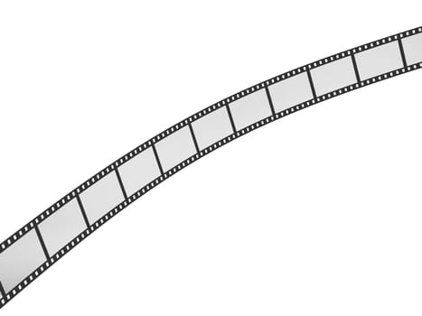 Movei film. 3d illustration isolated on white background